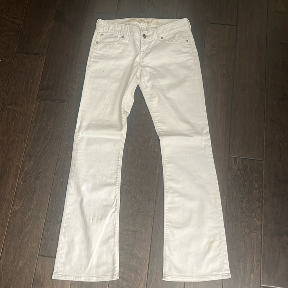 Express Stella Jeans White Bootcut Low Rise size 2 regular